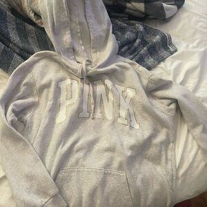 PINK Victoria's Secret Gray Hoodie